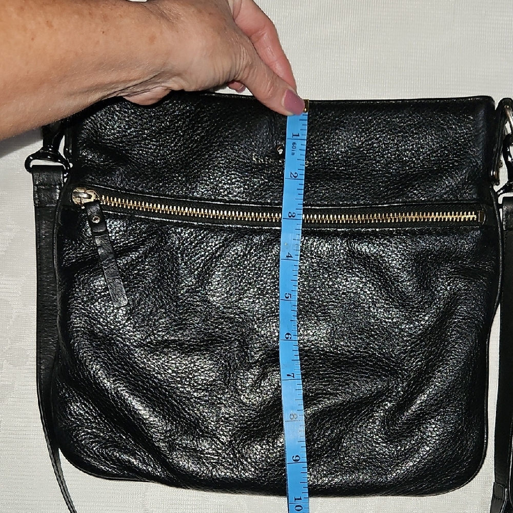 Kate Spade Black Pebble Leather Crossbody Bag - Picture 9 of 10